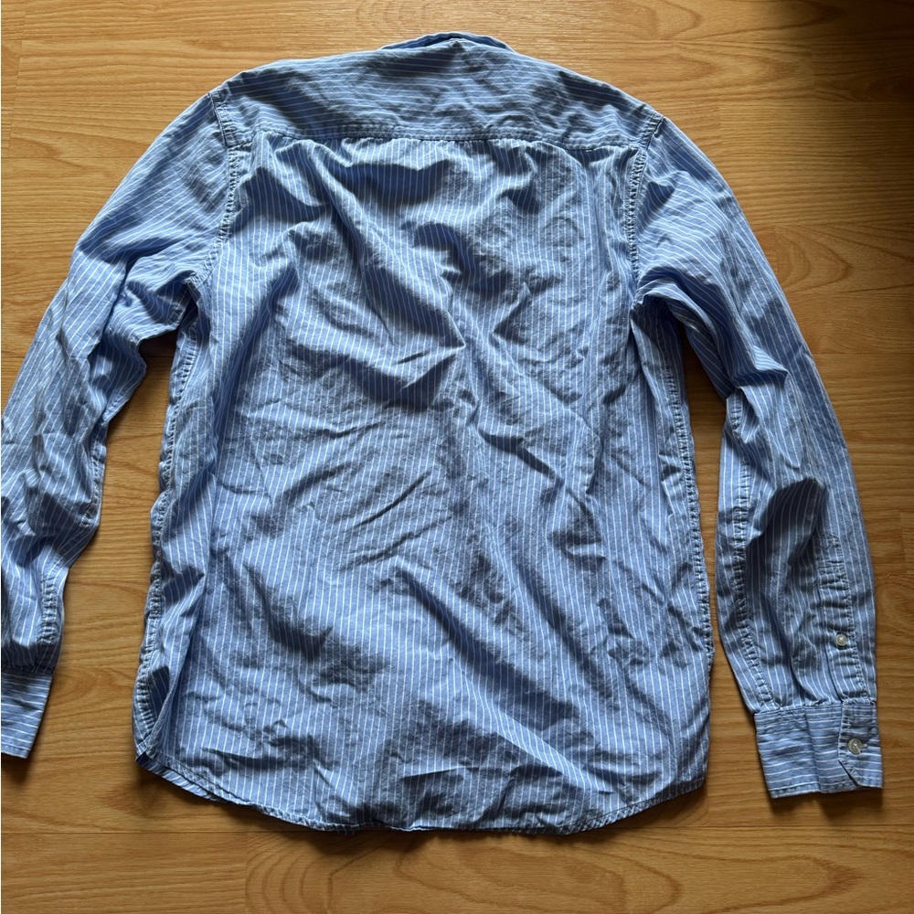 Men’s Vintage Y2K American Eagle Button Down Retro Casual Frat Worn Cotton - Picture 5 of 5